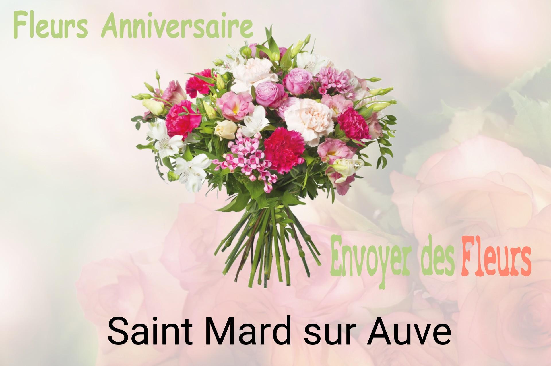 Bouquet de fleurs d’anniversaire livré à Saint-Mard-sur-Auve
